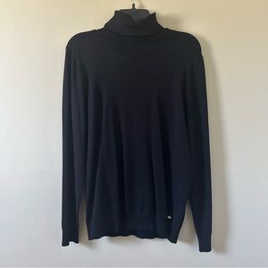 Calvin Klein black long sleeve turtleneck sweater